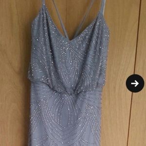 Adrianna Papell Beaded Gown Formal Dress